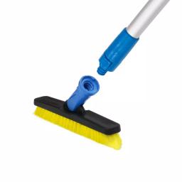 Unger 5.5 in. Swivel Grout and Corner Brush with Stiff Poly Bristles thumbnail 2