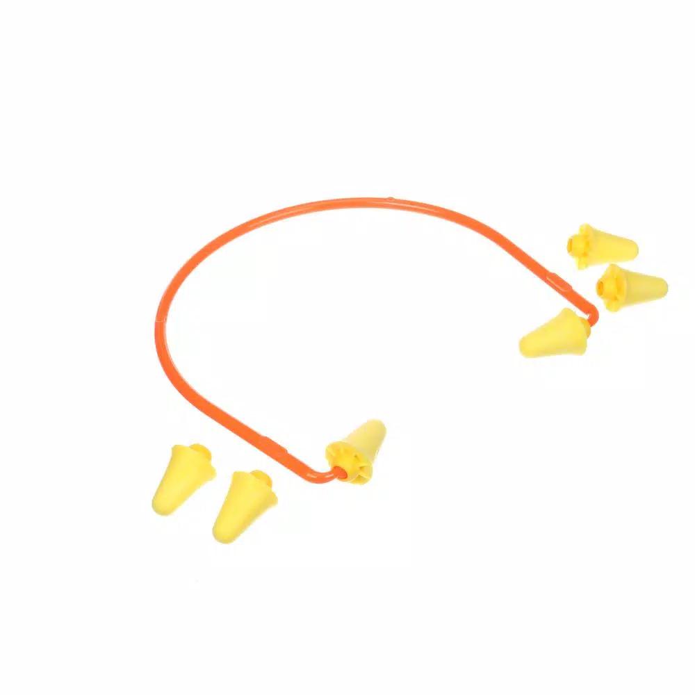 3M Peltor Sport Banded Hearing Protectors, Yellow/Orange, NRR 28 dB (Case of 10)
