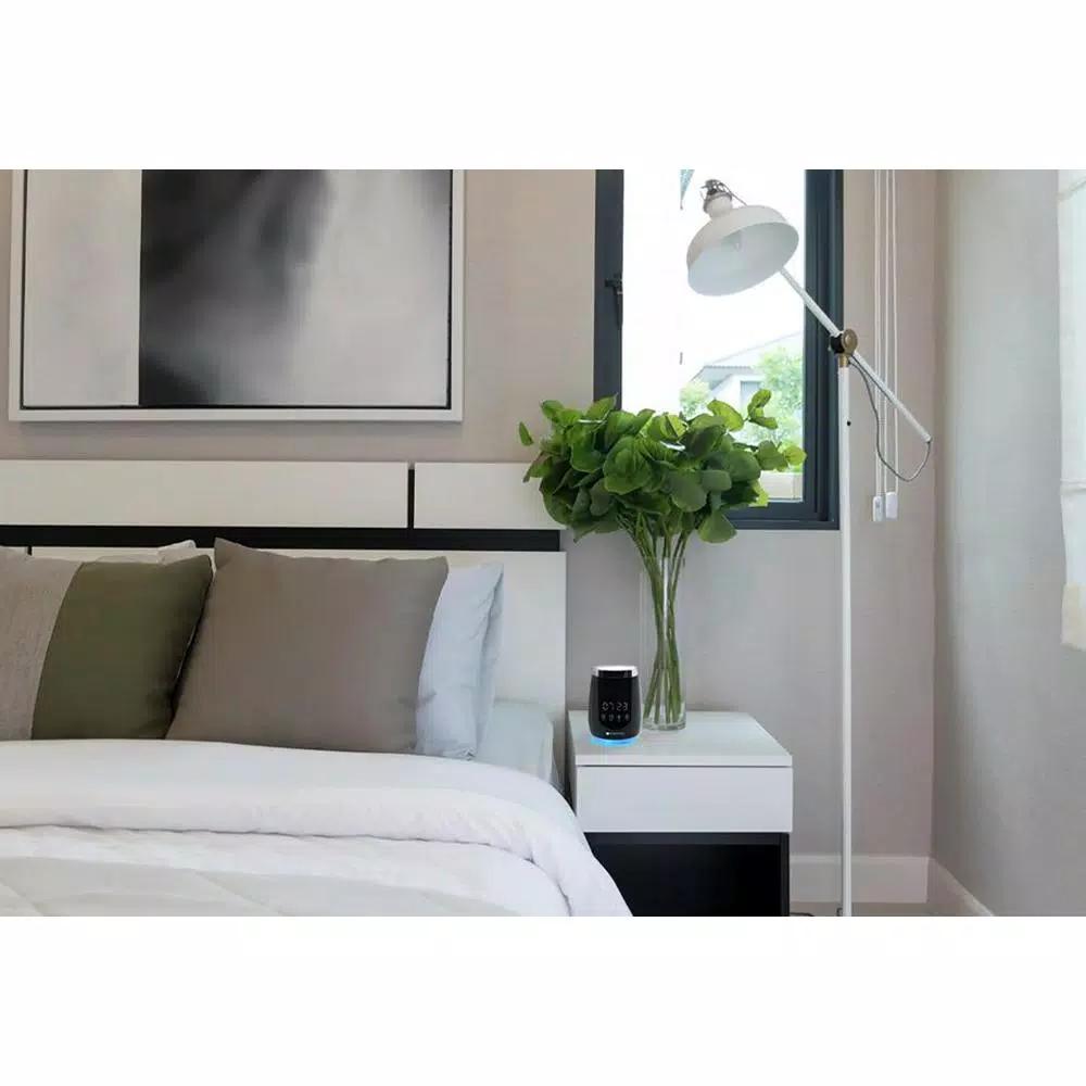 PureGuardian Deluxe Ultrasonic Essential Oil Diffuser with Alarm Clock and Night Light