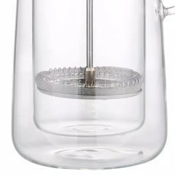 ZASSENHAUS Aroma 6-Cup Double Wall Borosilicate Glass French Press Coffee Maker, 25 fl. oz. thumbnail 2