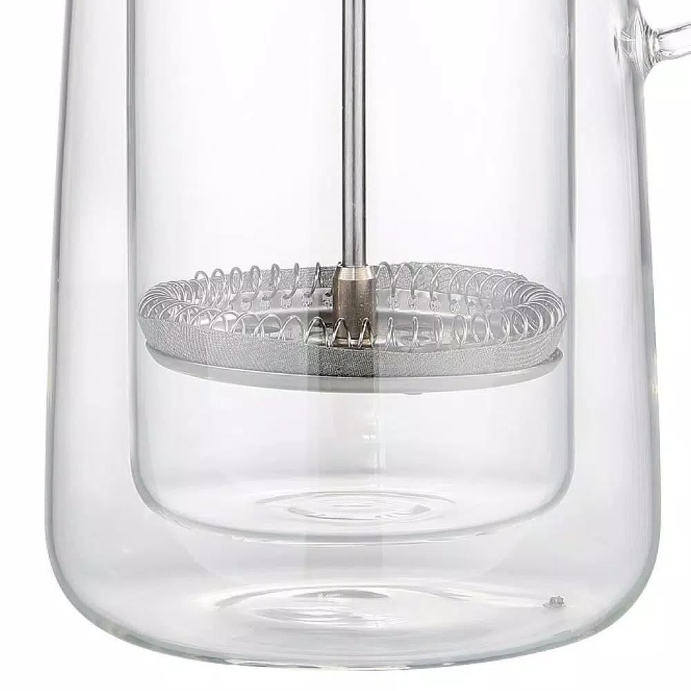ZASSENHAUS Aroma 6-Cup Double Wall Borosilicate Glass French Press Coffee Maker, 25 fl. oz.