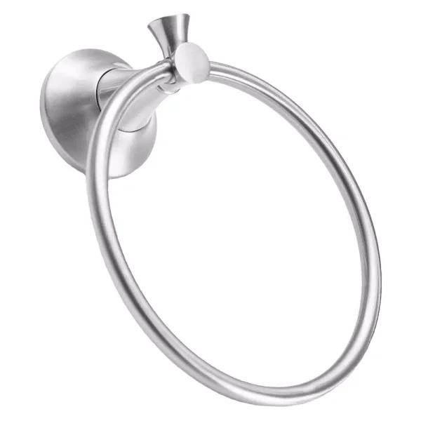Arista Arlington Satin Nickel Wall Mount Towel Ring