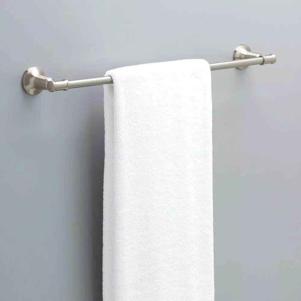 Delta Chamberlain 24 in. Towel Bar in SpotShield Brushed Nickel