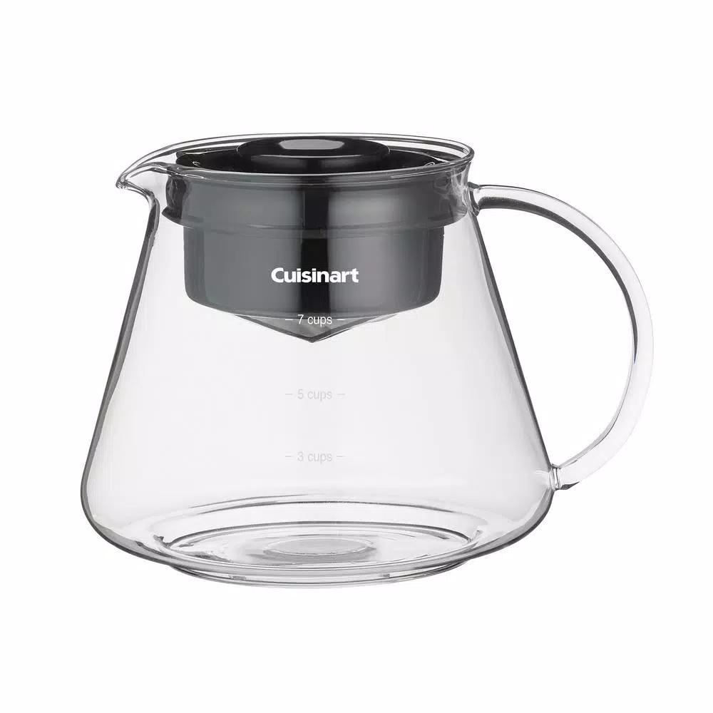 Cuisinart DCB-10 Automatic Stainless Steel Cold Brew Coffee Maker, 7-Cup Glass Carafe