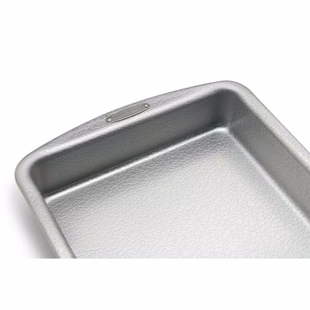 Unbranded 9 x 13 in. Aluminum Rectangle Cake Pan with Pebble Pattern