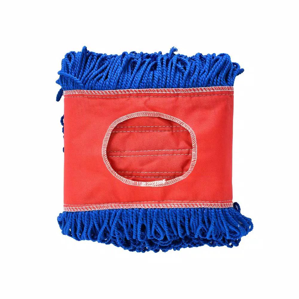 Alpine Industries 48 in. Microfiber Dust Dry Mop Replacement Head, Blue