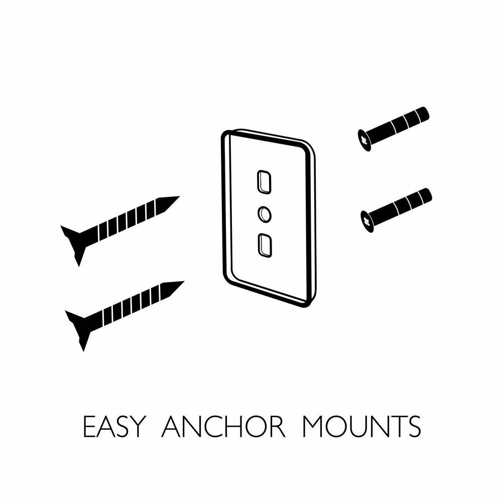 Design House Kassel 4-Piece Bathroom Hardware Accessory Kit, Satin Nickel