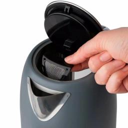 Haden Perth 1.7L Electric Kettle, 7-Cup Stainless Steel with Auto Shut-Off and Boil-Dry Protection, Grey thumbnail 5