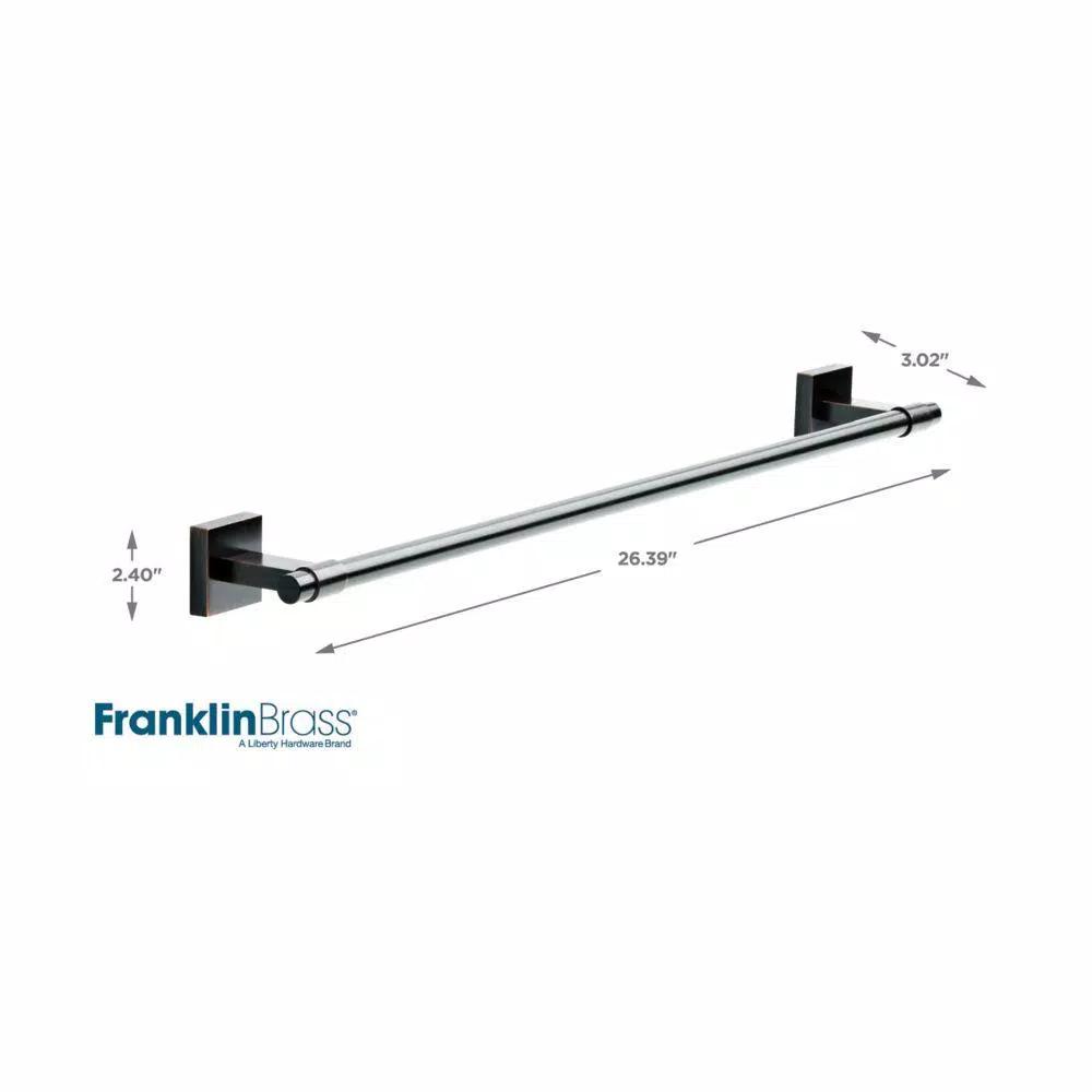 Franklin Brass Maxted 24 in. Single Towel Bar, Venetian Bronze