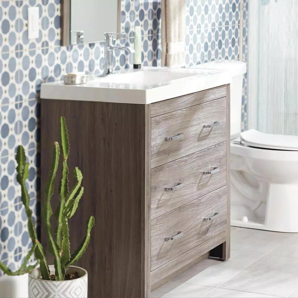 MOEN Genta 4-Piece Chrome Bath Hardware Set - Towel Bar, Hand Towel Bar, Robe Hook & Toilet Paper Holder