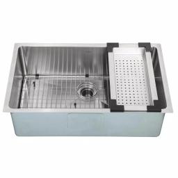 Kraus Stainless Steel Colander with Protective Bumpers thumbnail 3