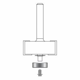 Diablo High-Speed Steel Replacement Bearings Set for Decorative-Edge Router Bits thumbnail 2