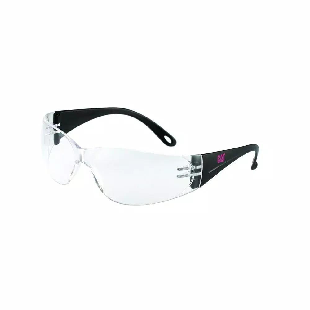 CAT Safety Glasses with Clear Lens and Protective Case