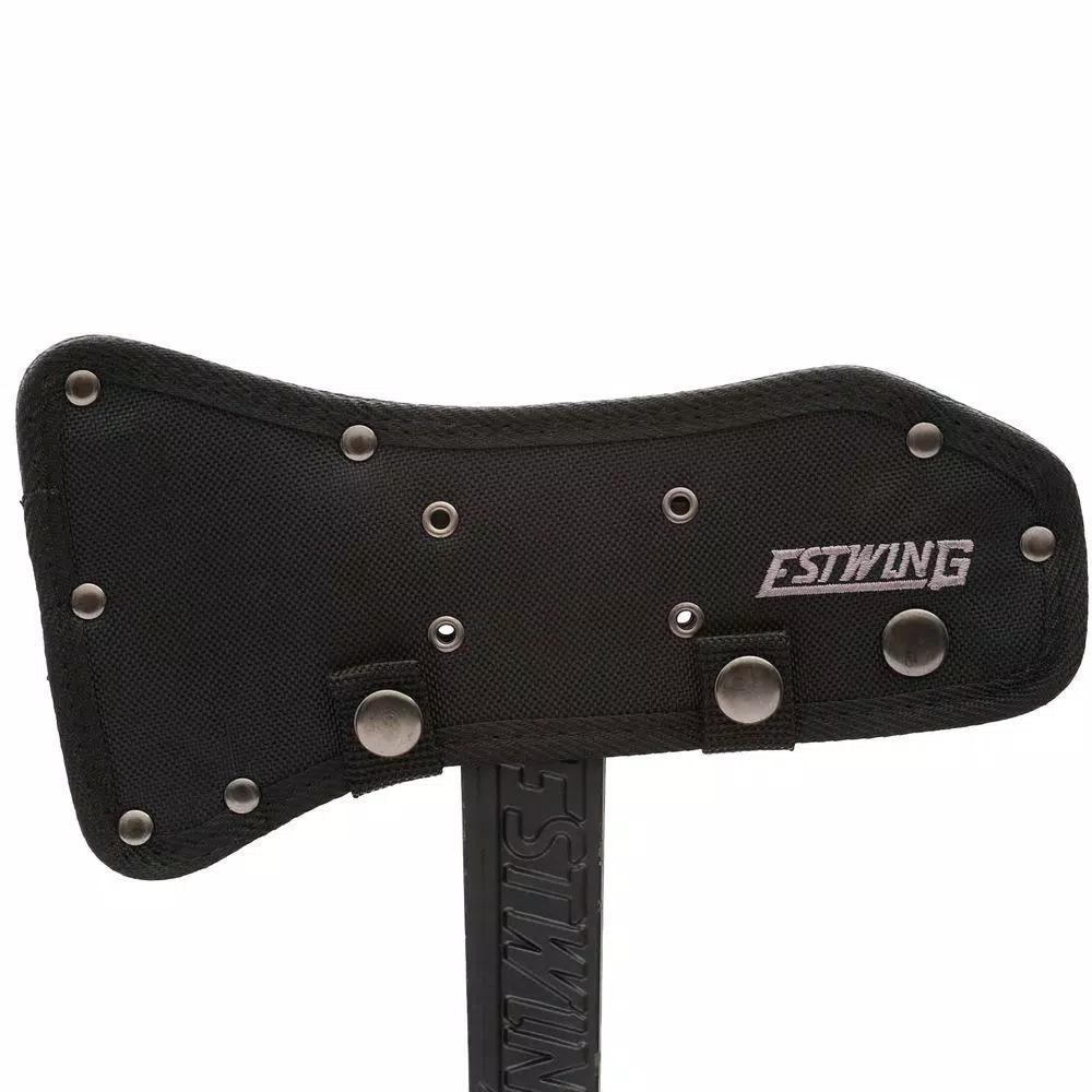 Estwing Black Eagle Tomahawk Axe, 1-Piece Forged American Steel, Black