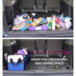 GigaTent 2-Compartment Collapsible Portable Trunk Organizer and Soft-Side Cooler, Blue thumbnail 6