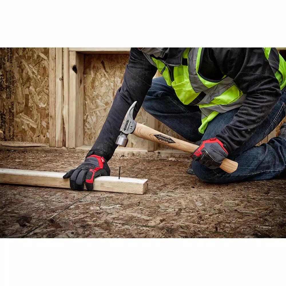 Stiletto TI14MC 14 oz. Titanium Milled Face Hammer with 18 in. Curved Hickory Handle