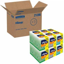 Kleenex Anti-Viral Cube Facial Tissue, 3-Ply, 68-Count White thumbnail 4