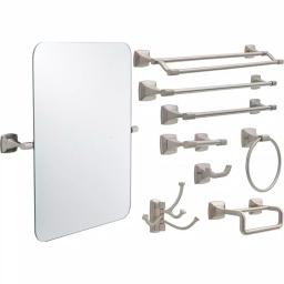 Delta Portwood 3-Hook Swivel Towel and Robe Hook in SpotShield Brushed Nickel thumbnail 3