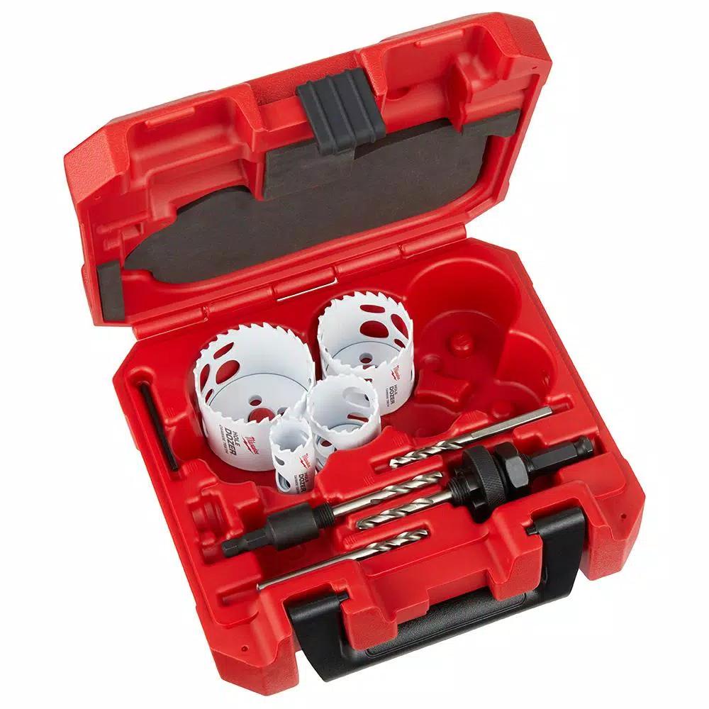 Milwaukee SHOCKWAVE 68-Piece Impact Duty Driver Bit, Cobalt Drill Bit, and Carbide Hole Saw Set