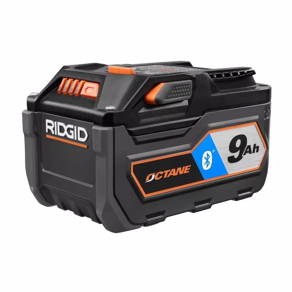RIDGID 18V OCTANE 9.0 Ah Bluetooth Lithium-Ion Battery & USB Portable Power Source Combo Kit