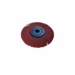 Dedeco Sunburst 2 in. 3-Ply Radial Discs 220-Grit Arbor Thermoplastic Cleaning and Polishing Tool thumbnail 1