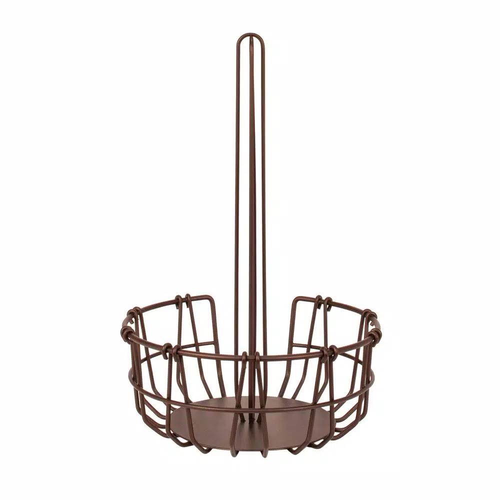 Spectrum Austin Rustic Steel Paper Towel Holder - Bronze