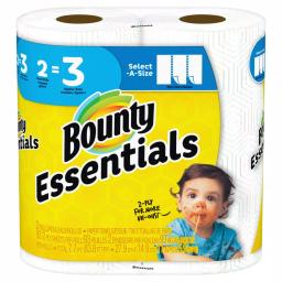 Bounty Select-A-Size White Paper Towel Rolls, 24 Rolls (12-Pack of 2 Giant Rolls) thumbnail 4