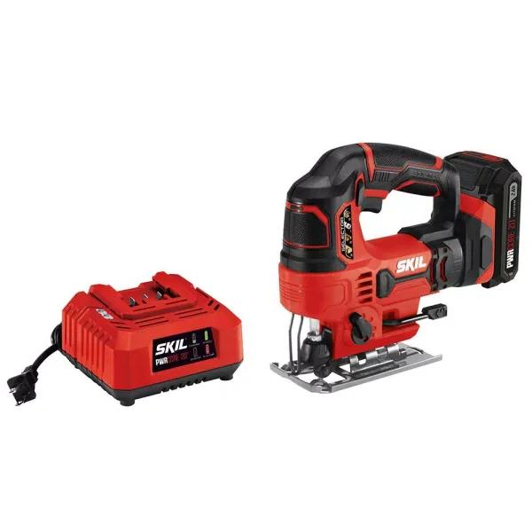 SKIL 20V PWRCORE Cordless Jigsaw Kit with 2.0 Ah Battery and Charger