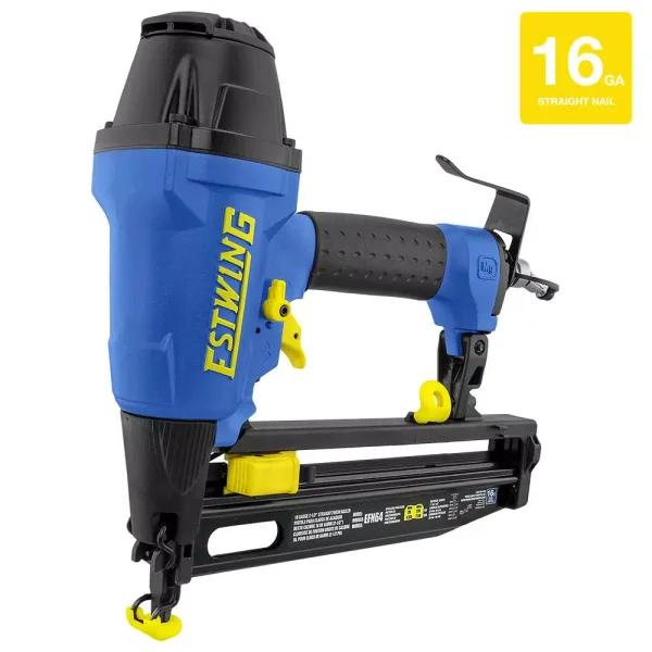 Estwing EFN64 16-Gauge 2-1/2 in. Pneumatic Straight Finish Nailer with Canvas Bag