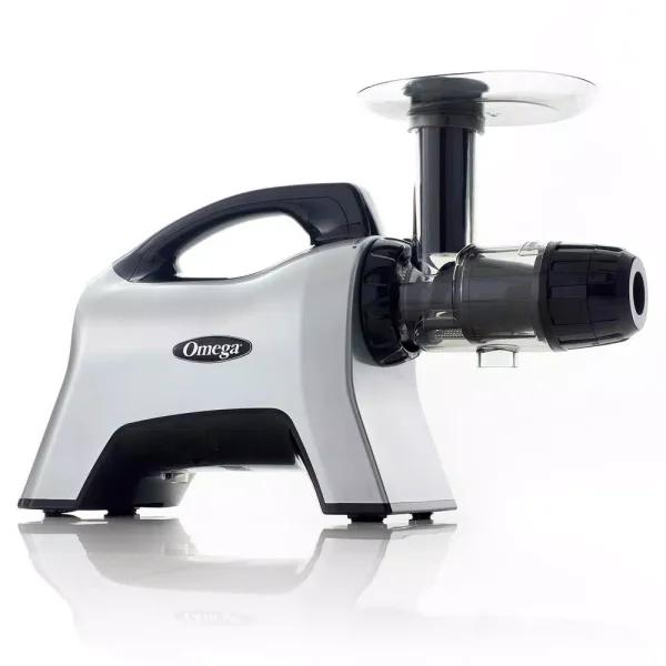 Omega NC1000 Nutrition Center Horizontal Slow Masticating Juicer, Silver