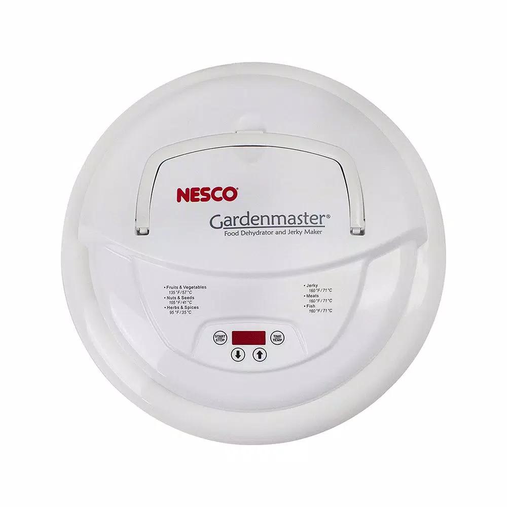 Nesco FD-1040 Gardenmaster Digital Pro Food Dehydrator, 1000W, 4-Tray Expandable White