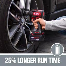 Skil PWRCore 20V Brushless 1/2 in. Cordless Impact Wrench Kit with 5.0 Ah Battery and PWRJump Charger thumbnail 3