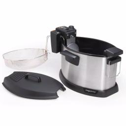Presto Pro-Fry Electric Rotisserie Turkey Fryer, 1800W Indoor Deep Fryer with Stainless Steel Housing thumbnail 7