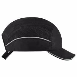 Skullerz 8955 Lightweight Vented Bump Cap - Black Short Brim thumbnail 4