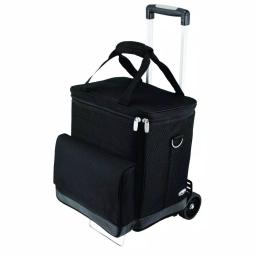 Picnic Time Cellar 6-Bottle Wine Tote and Insulated Rolling Cooler with Trolley thumbnail 1
