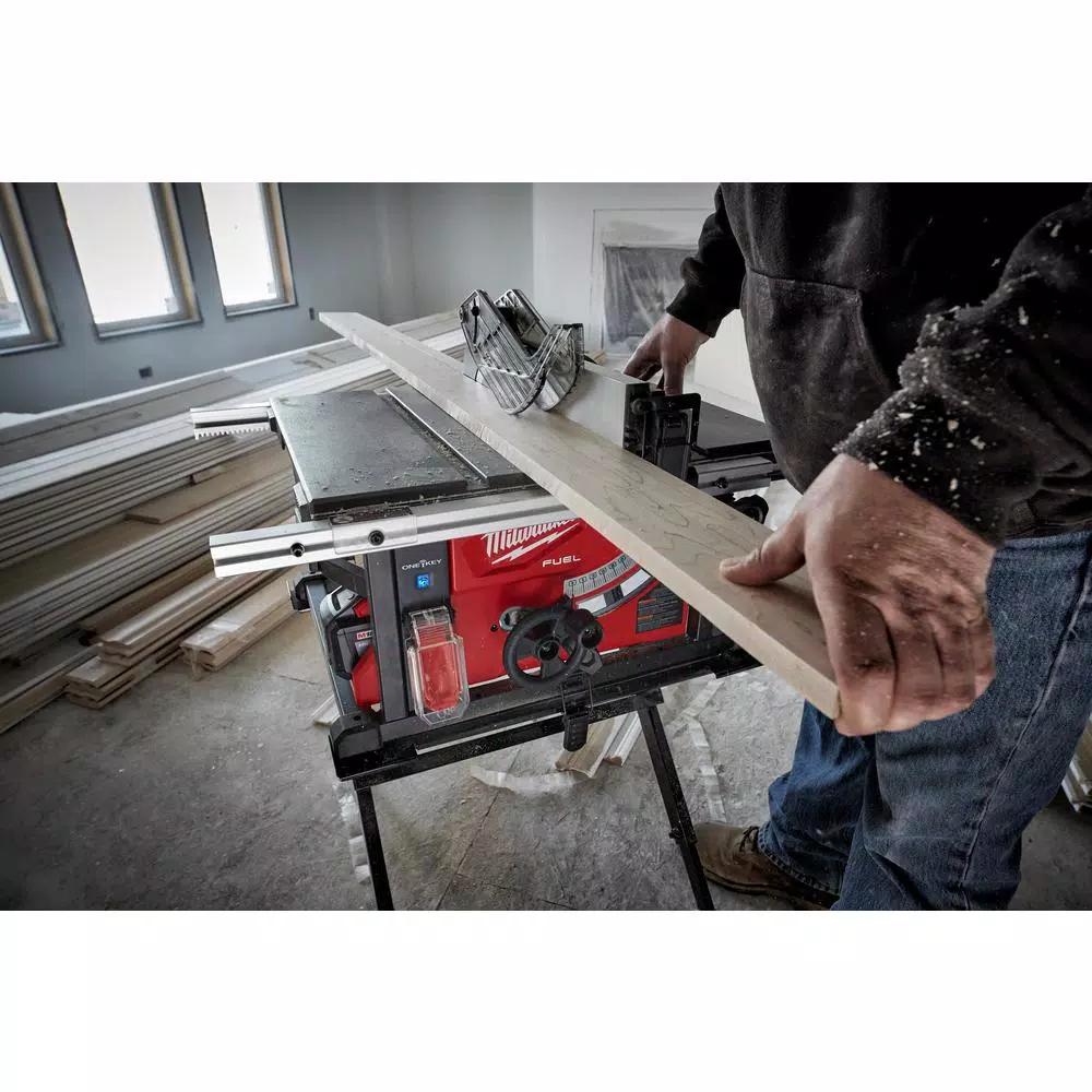 Milwaukee M18 FUEL ONE-KEY 8-1/4 in. Cordless Table Saw with Folding Stand