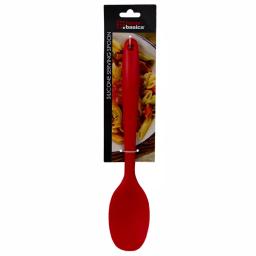 Unbranded Red Silicone Cooking Spoon - Heat Resistant Non-Stick Kitchen Utensil thumbnail 4