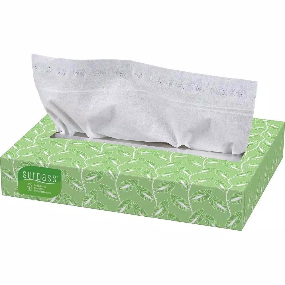 Kimberly-Clark Professional 2-Ply Facial Tissue, White, 100 Sheets per Box