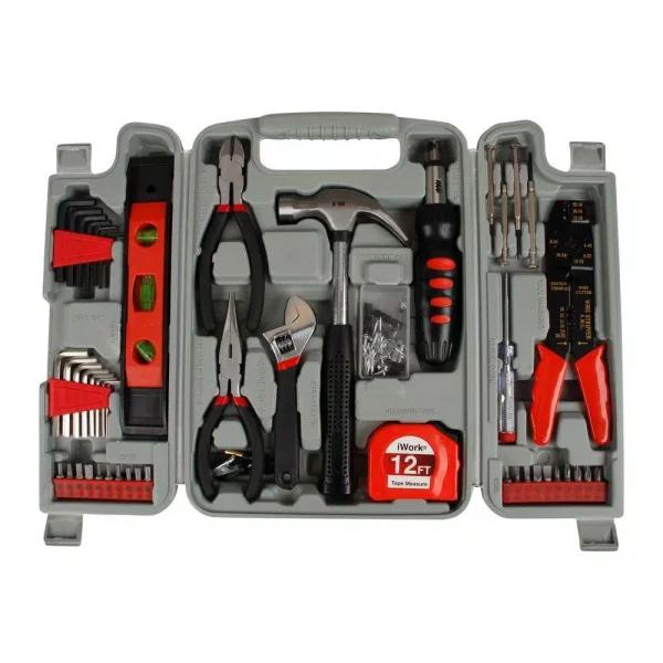 OLYMPIA 89-Piece DIY Home Tool Kit Set with Blow Molded Storage Case