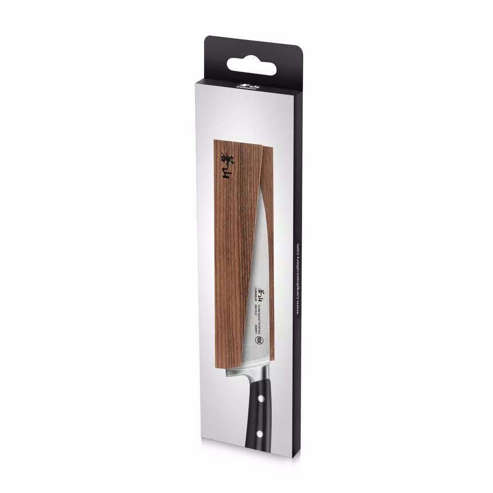 Cangshan Solid Carbonized Ash Wood Magnetic Knife Sheath for 8 in. Chef's Knife