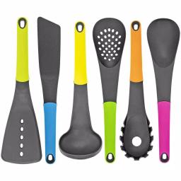 Southern Homewares 7-Piece Colorful Plastic Kitchen Utensil Set thumbnail 1