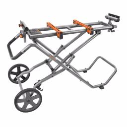 RIDGID 12 in. 15 Amp Dual Bevel Corded Miter Saw with LED and Universal Mobile Stand Kit thumbnail 6