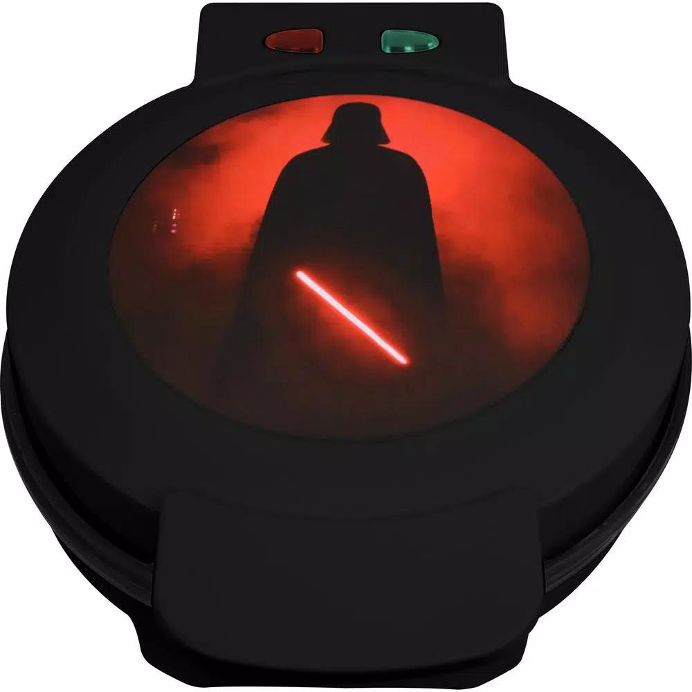 Uncanny Brands Star Wars Darth Vader American Waffle Maker, Black Stainless Steel
