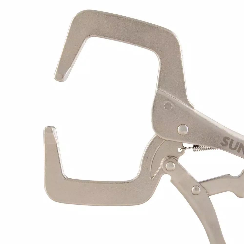 SUNEX TOOLS Sunex LC11 11 in. Locking C-Clamp with 3-3/8 in. Jaw Capacity