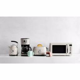 Haden 12-Cup Retro Style Programmable Drip Coffee Maker with Strength Control, Putty thumbnail 6
