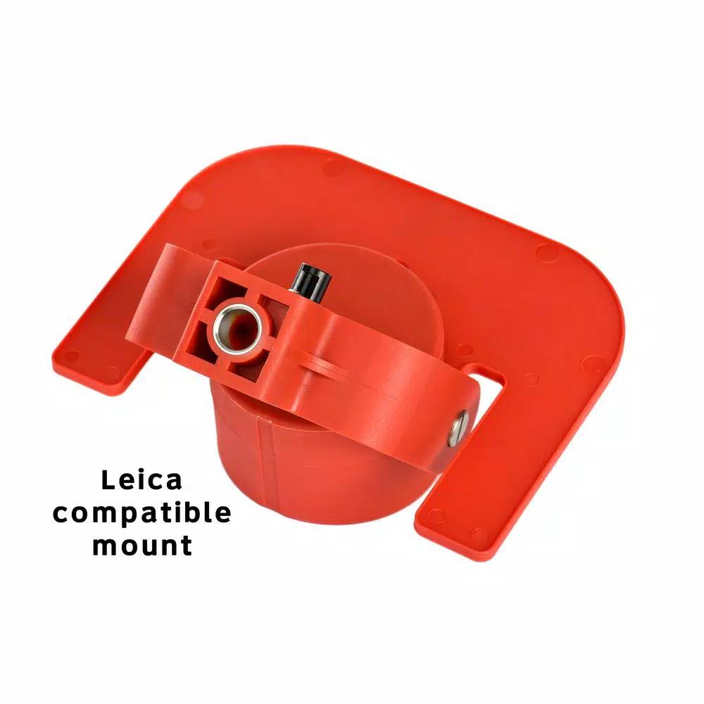 AdirPro Leica Style Tilt Prism Set - Single Circular Prism for Total Stations