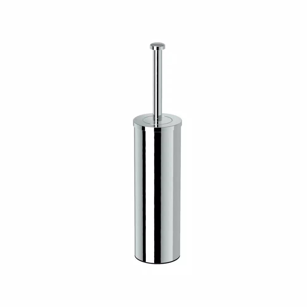 Gatco Latitude II 3.20 in. Round Toilet Brush Holder in Chrome