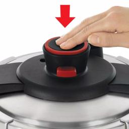 T-fal Clipso 8 Qt. Stainless Steel Stove Top Pressure Cooker with Steam Basket thumbnail 6