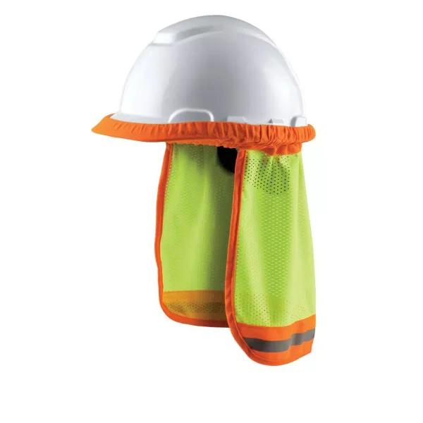 3M Hi-Viz Yellow Hard Hat Sun Shade with Scotchlite Reflective Material (Case of 8)