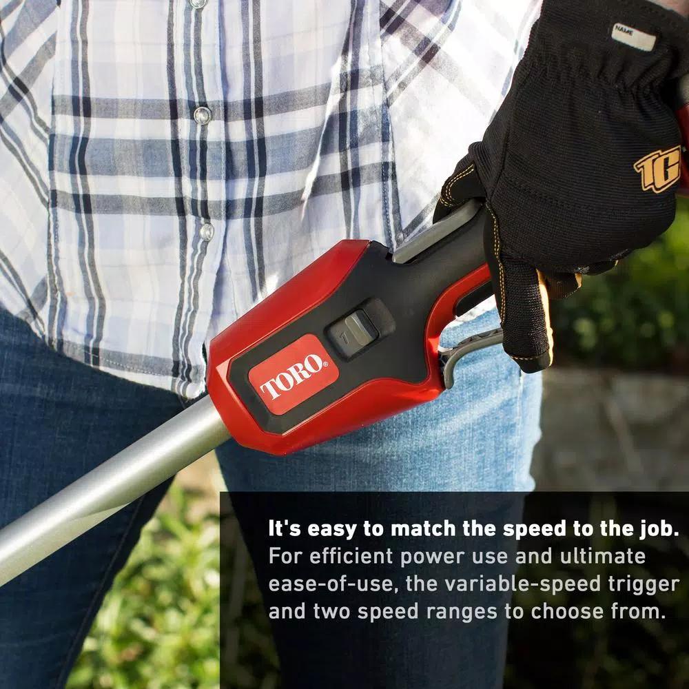 Toro 60V Max Flex-Force Brushless Cordless String Trimmer, 14-16 in. Cutting Width (Tool Only)